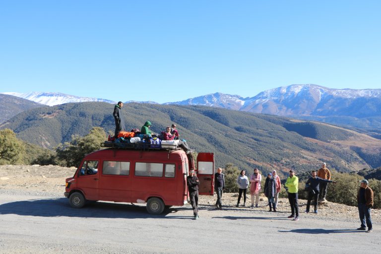 Hiking Bouiblane mountain