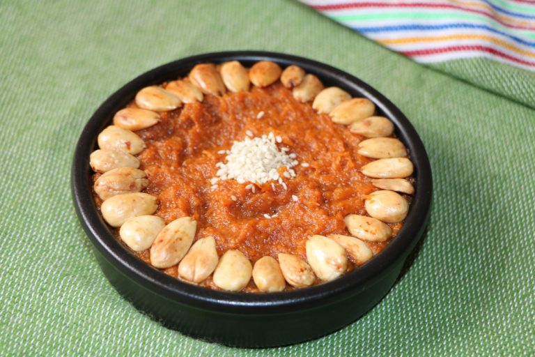 Caramelized pumpkin a moroccan dish