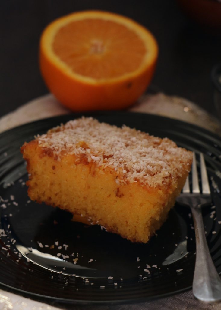 Moroccan orange cake: Basbousa cake