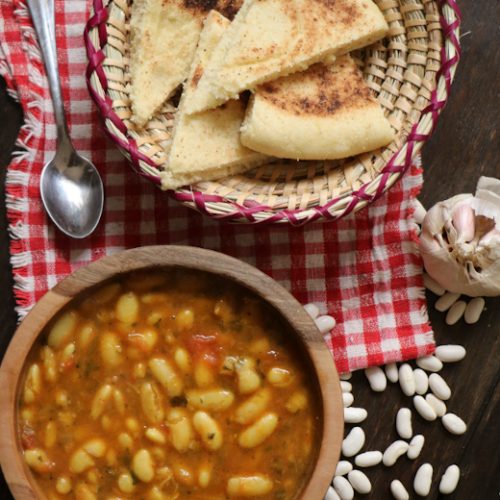 Moroccan loubia stewed white beans recipe
